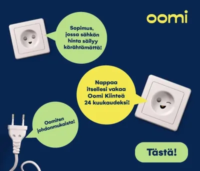Oomi sähkösopimus 24 kk sopimus