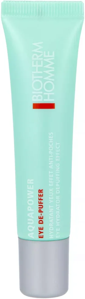 Paras silmänympärysvoide miehille Biothermin Homme Aquapower Eye De-Puffer Cream