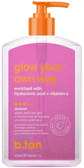 B.Tan Glow Your Own Way Clear Self Tan Gel