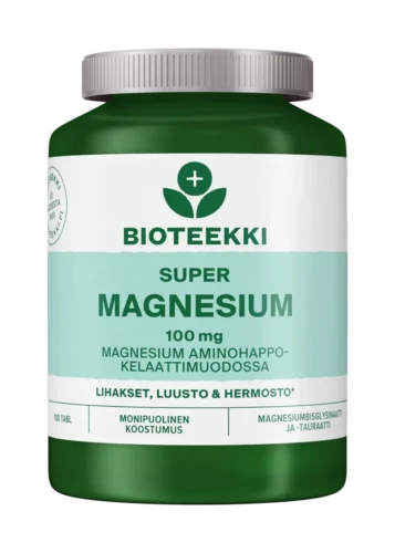 Bioteekki Super Magnesium, 100 tablettia